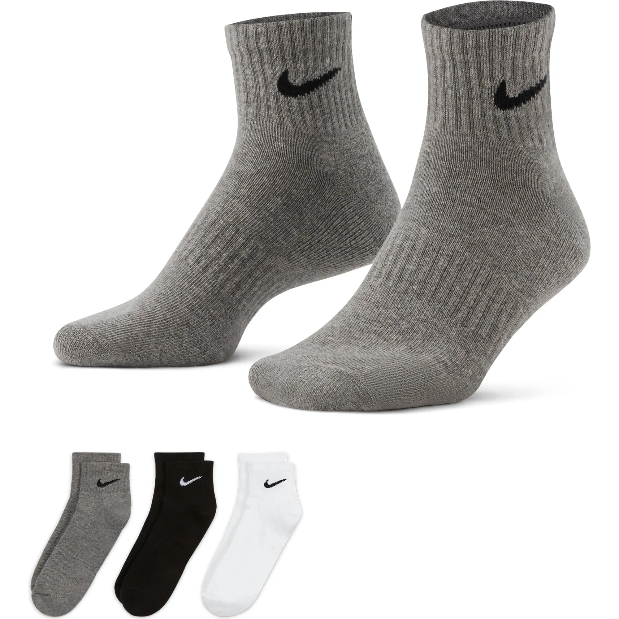 3 Pack Everyday Cushioned Ankle Socks