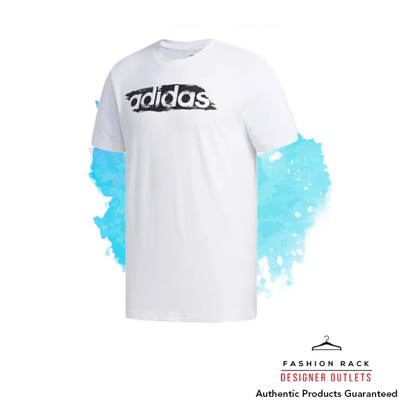 Adidas Brushstroke Tee White / Black