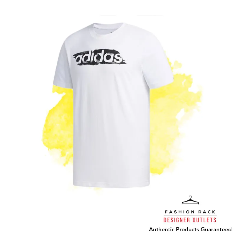 Adidas Brushstroke Tee White / Black