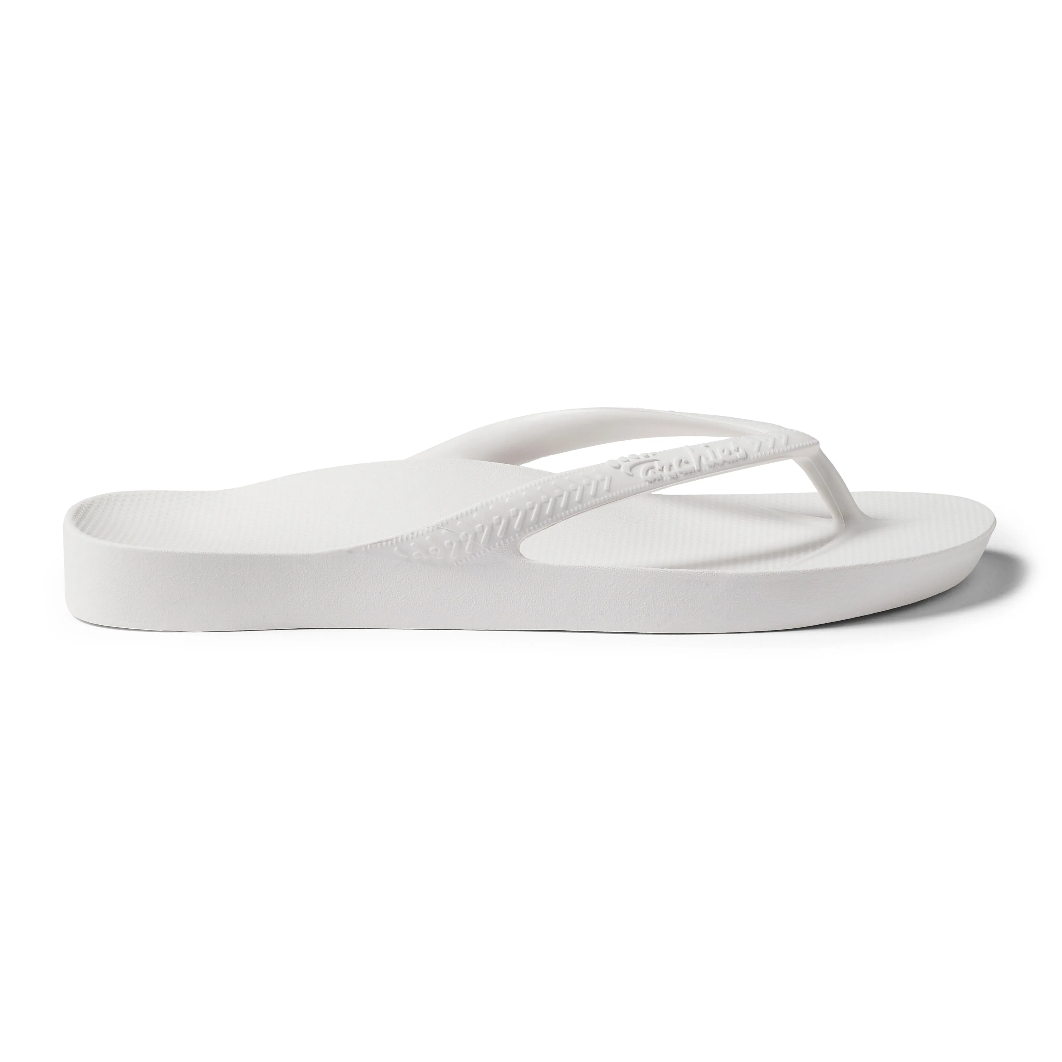 Arch Support Flip Flops - Classic - White