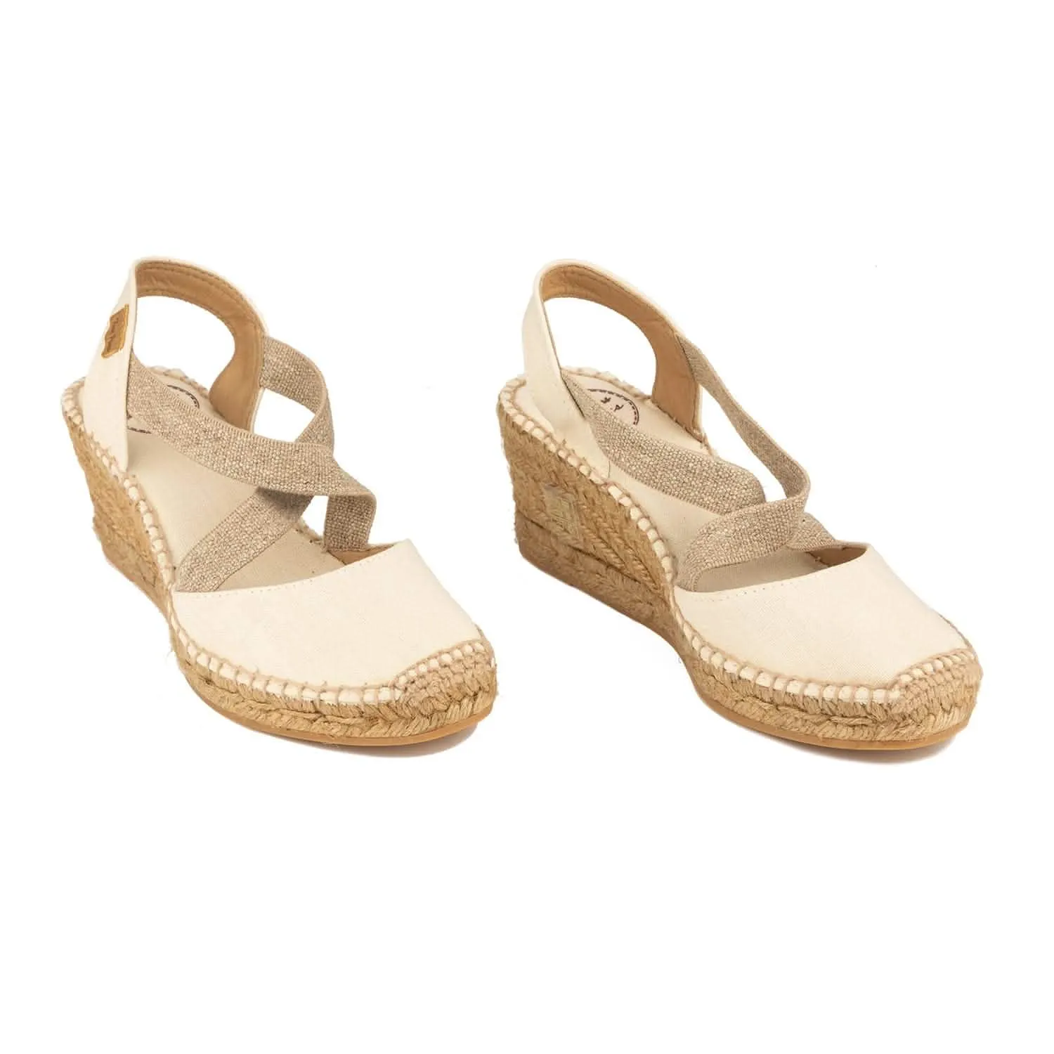 Basic Linen Wedge Espadrille for Women - Saba-L