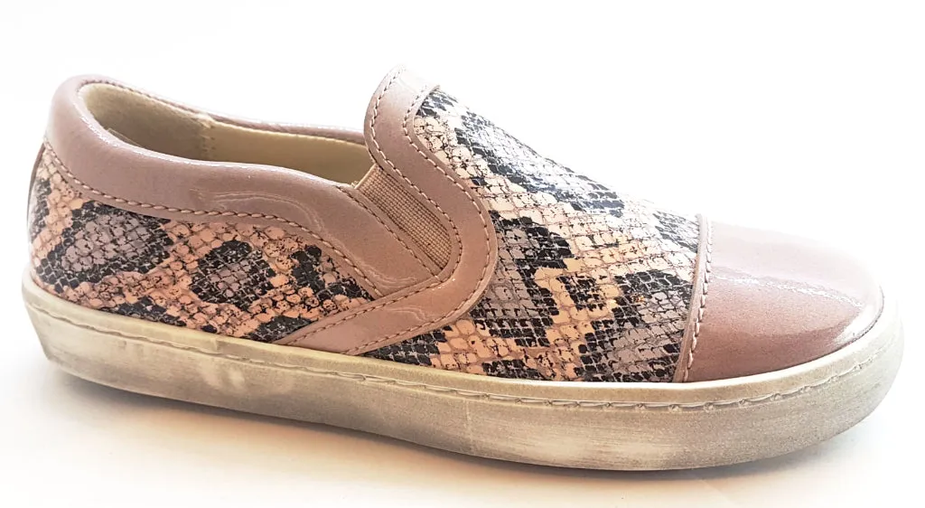 Beberlis Old Rose leopard Rustic Sneaker Shoe