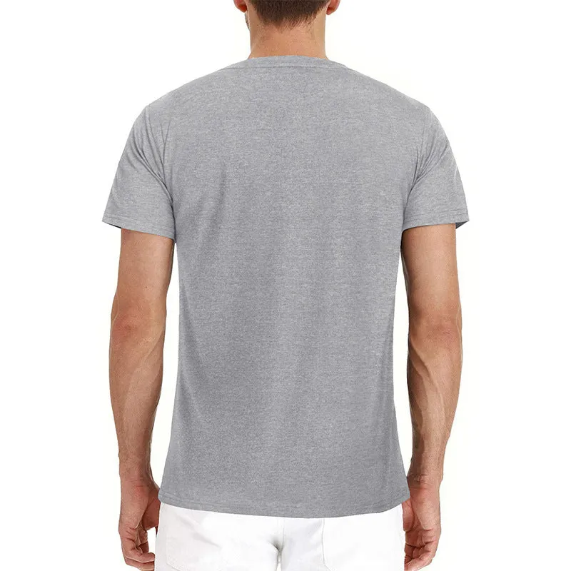 BUTTON HENLEY NECK SHORT SLEEVE POCKET TEE