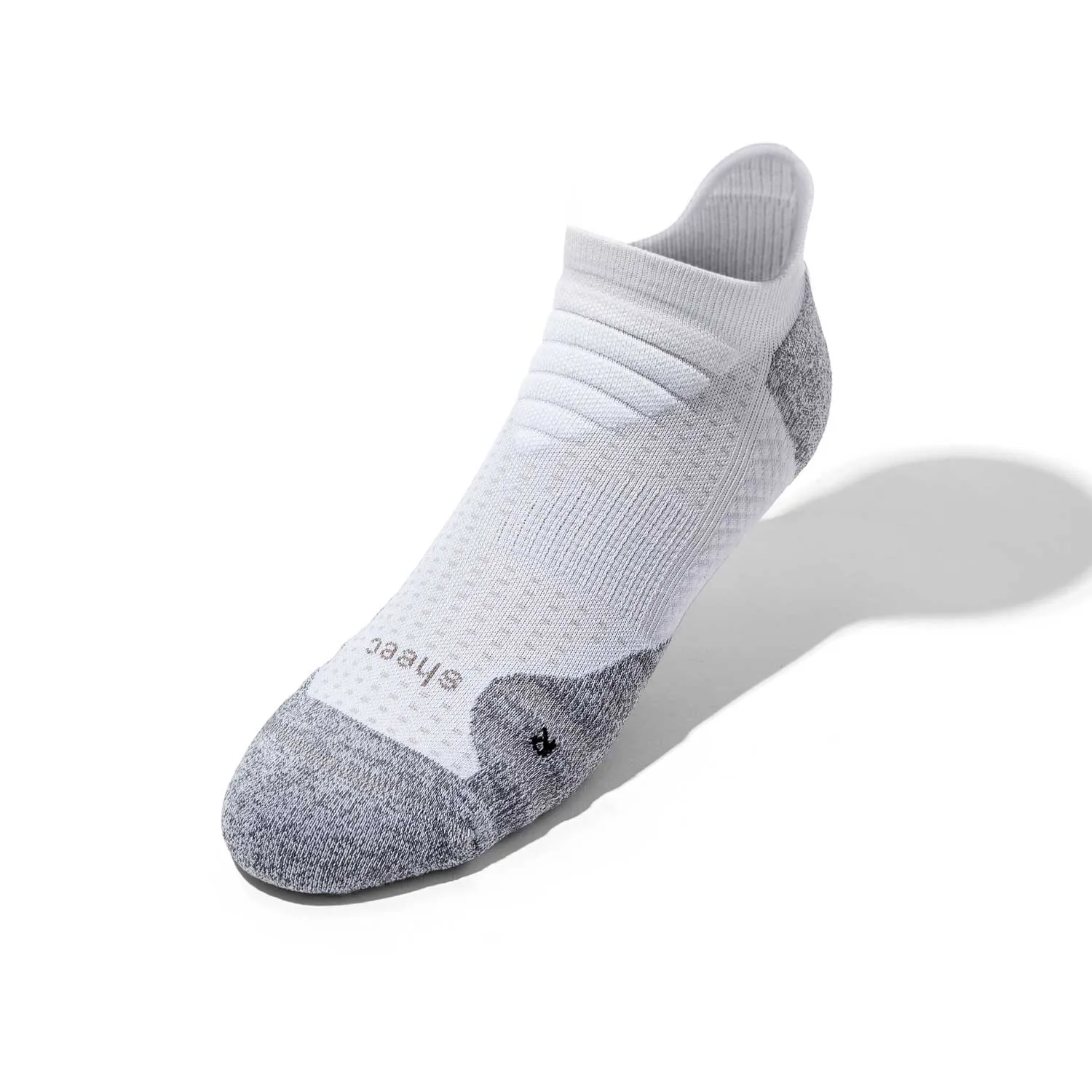 ComFits Compression Aqua-X AeroDri No Show Blister Tab Socks | CHALK WHITE