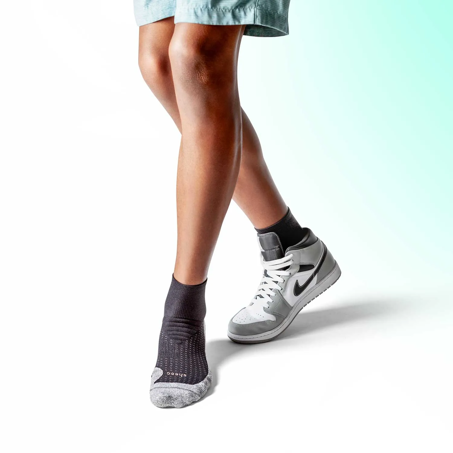 ComFits Compression Aqua-X AeroDri Quarter Socks | BLACK