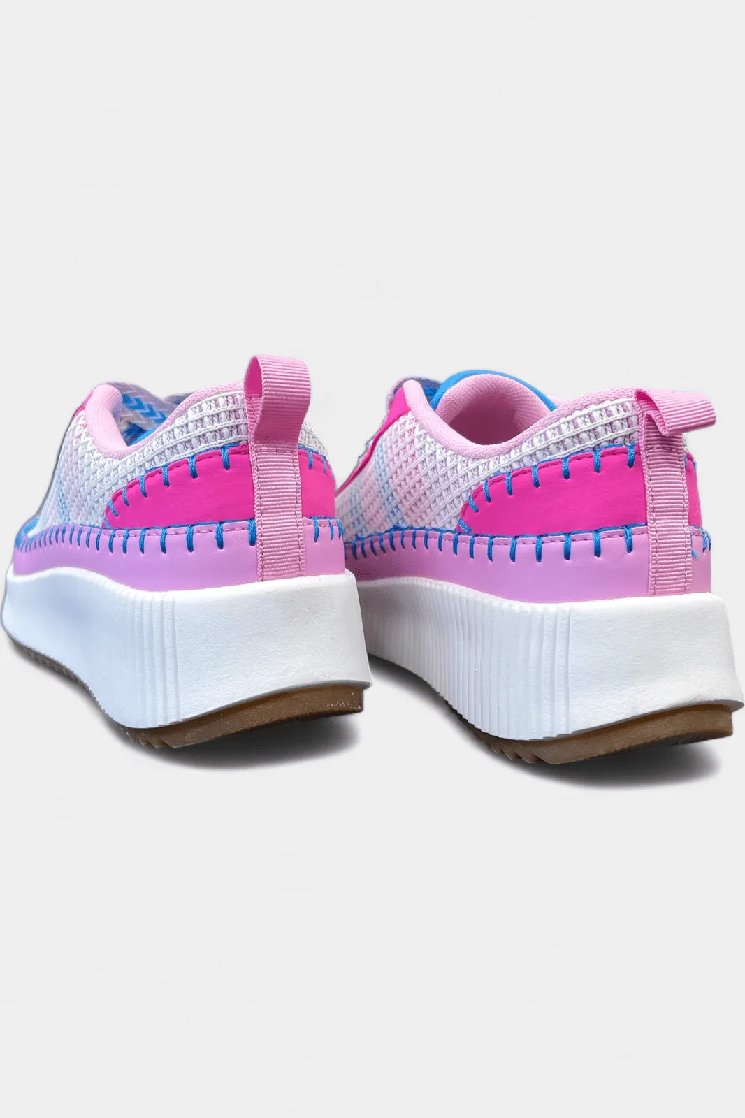 Fuchsia Pattern Sneakers