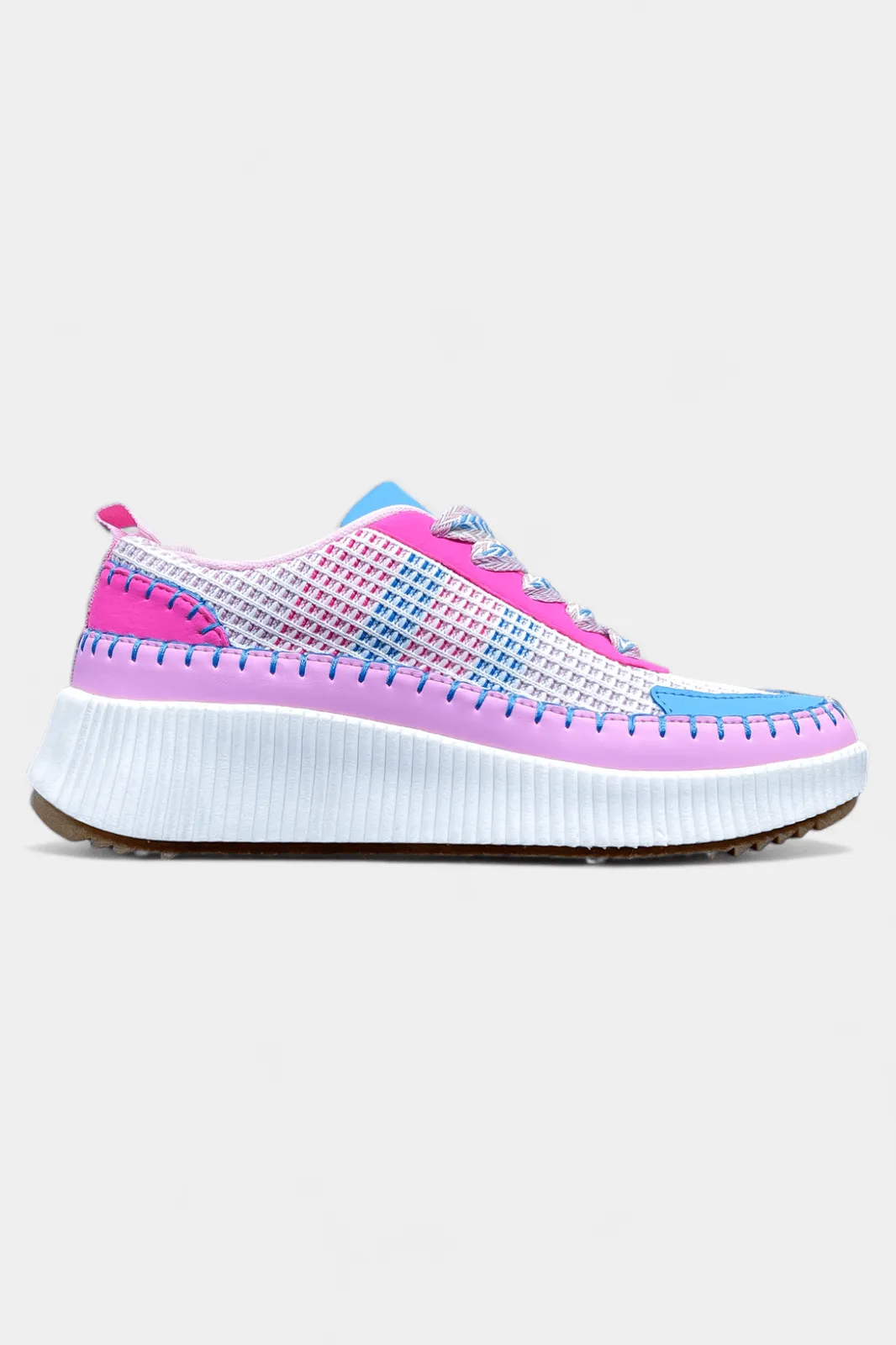 Fuchsia Pattern Sneakers