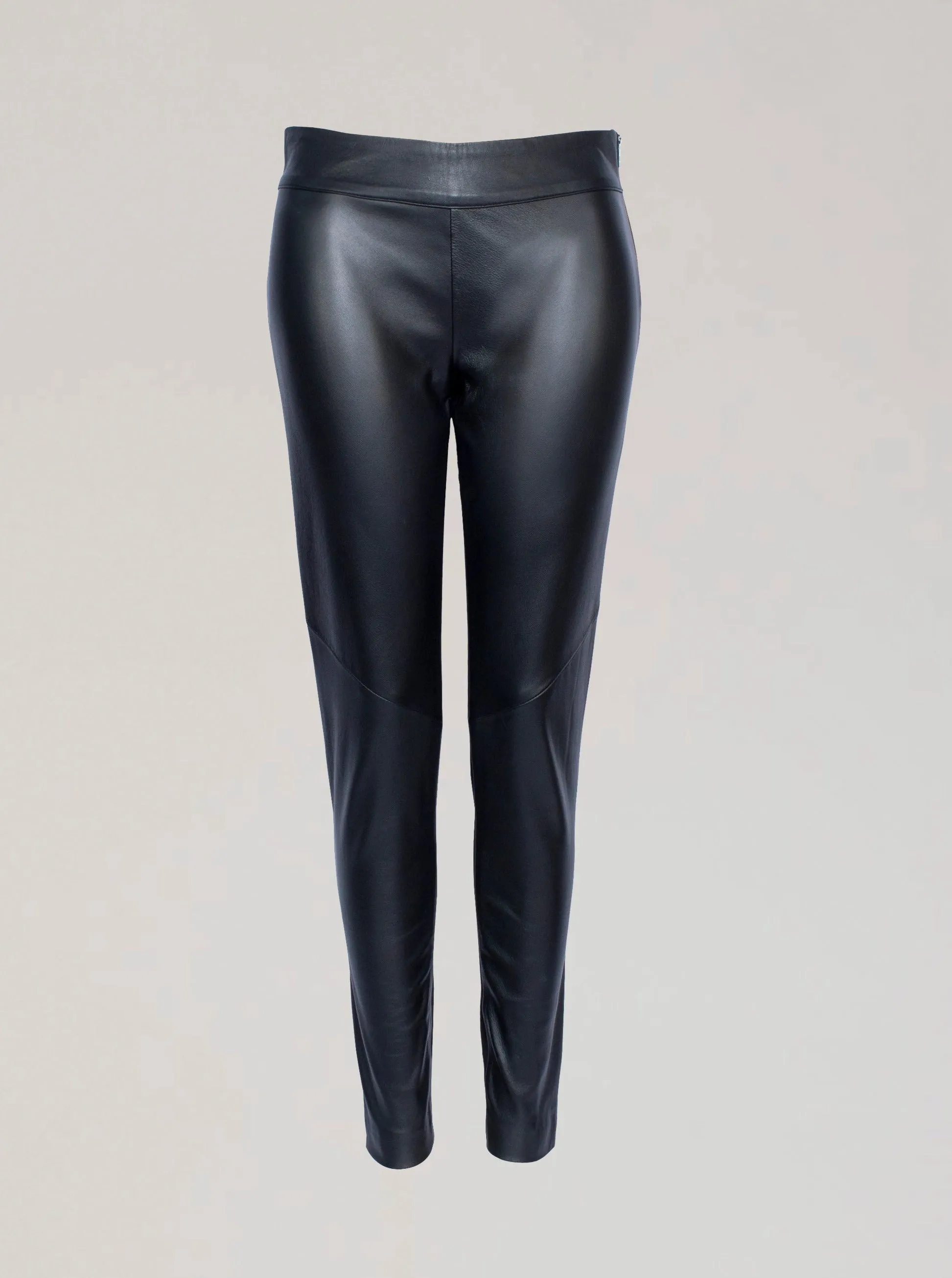 HOPE LEATHER LEGGING - BLACK