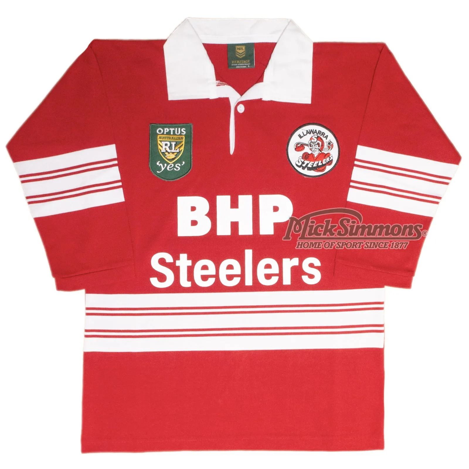 Illawarra Steelers 1997 NRL Vintage Retro Heritage Rugby League Jersey Guernsey