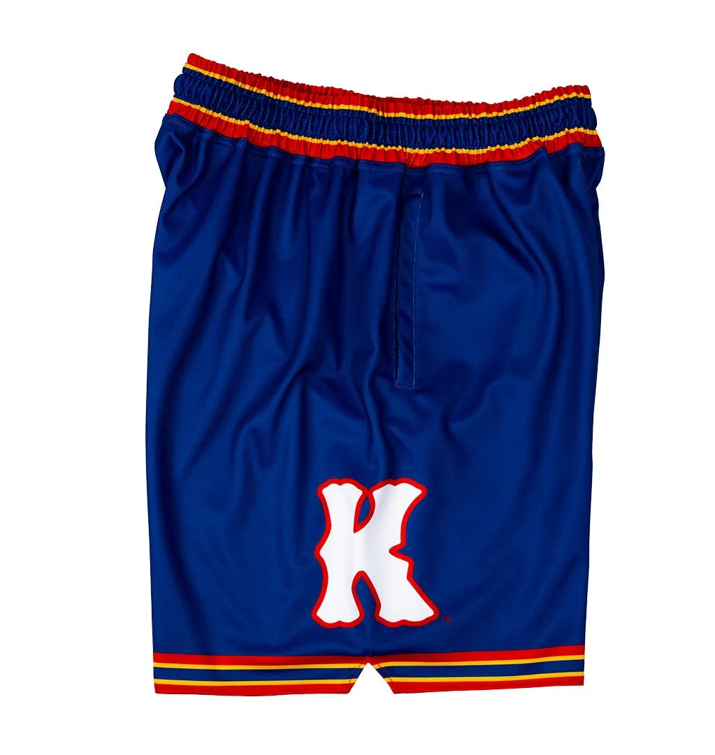 Kansas Jayhawks 1987-1988 Retro Shorts