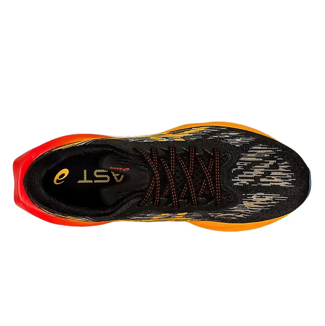 Mens ASICS Novablast 3 - Black / Amber