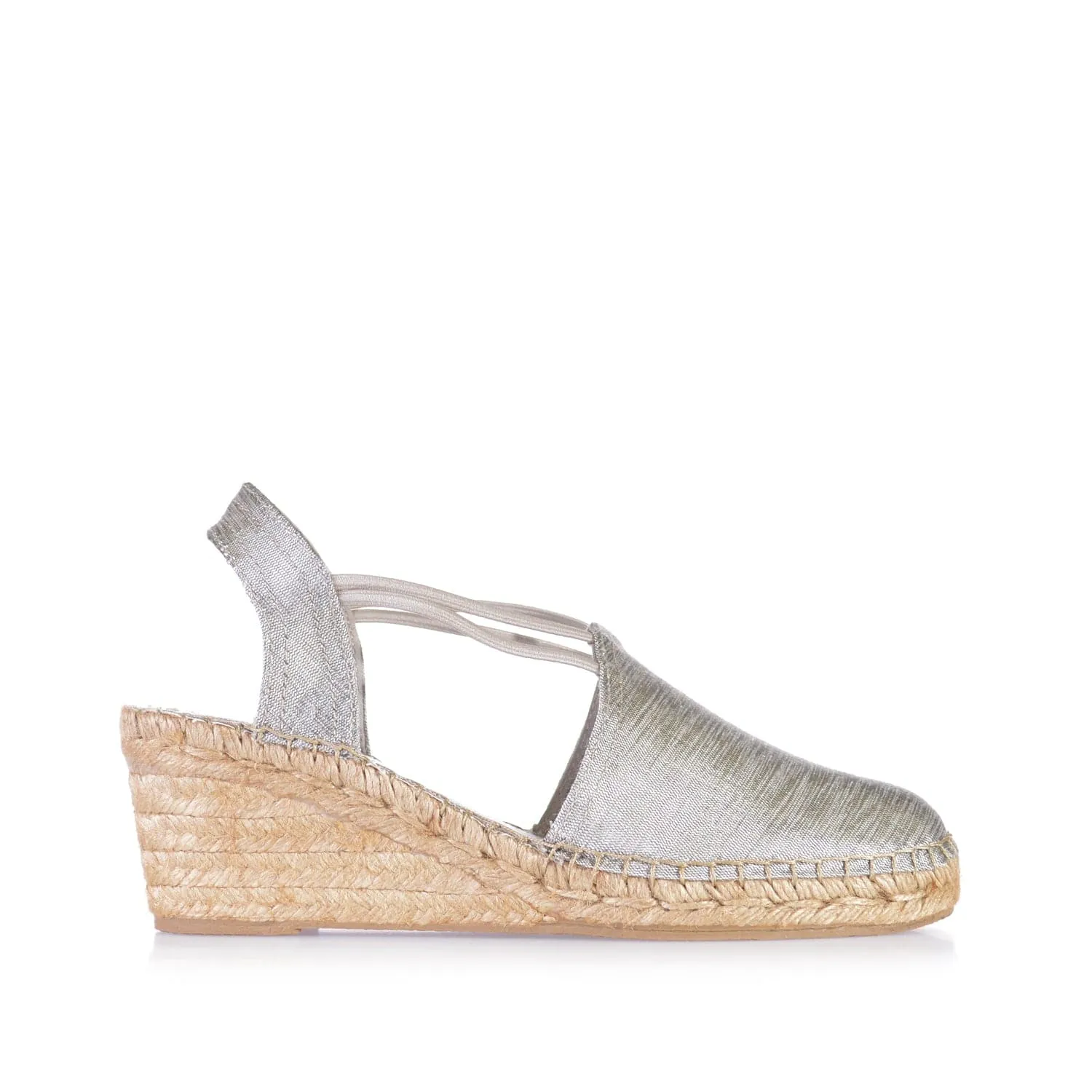 Metallic  Wedge Espadrille for Women - Turia