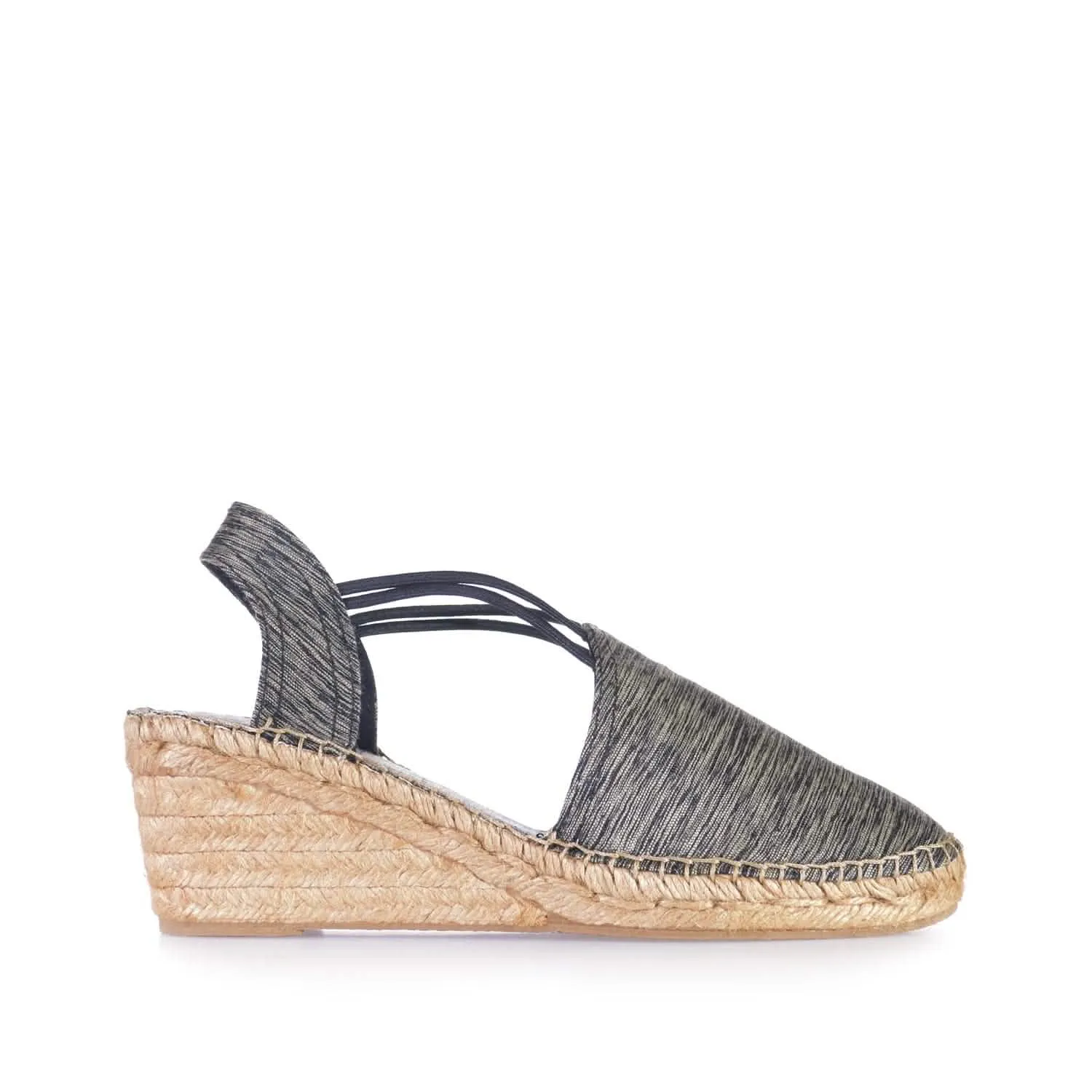 Metallic  Wedge Espadrille for Women - Turia