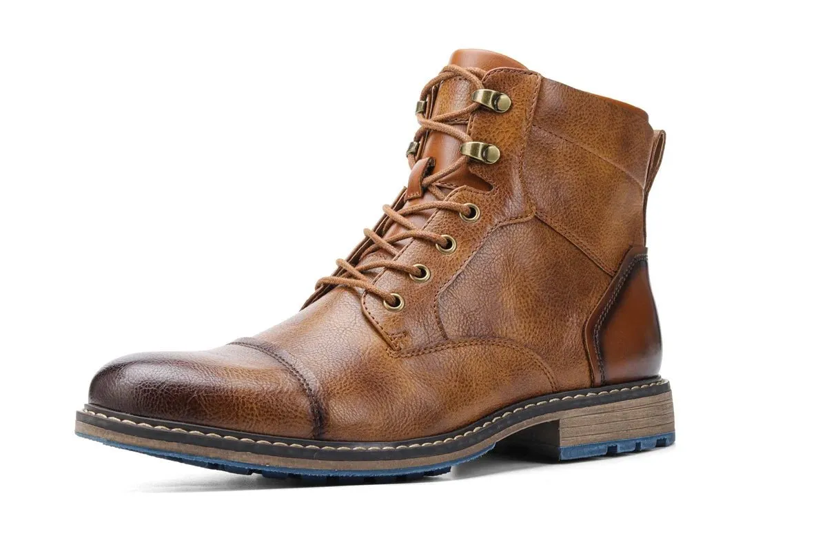 Retro Boots for Men - Sizes 7-13 Comfortable and Leather