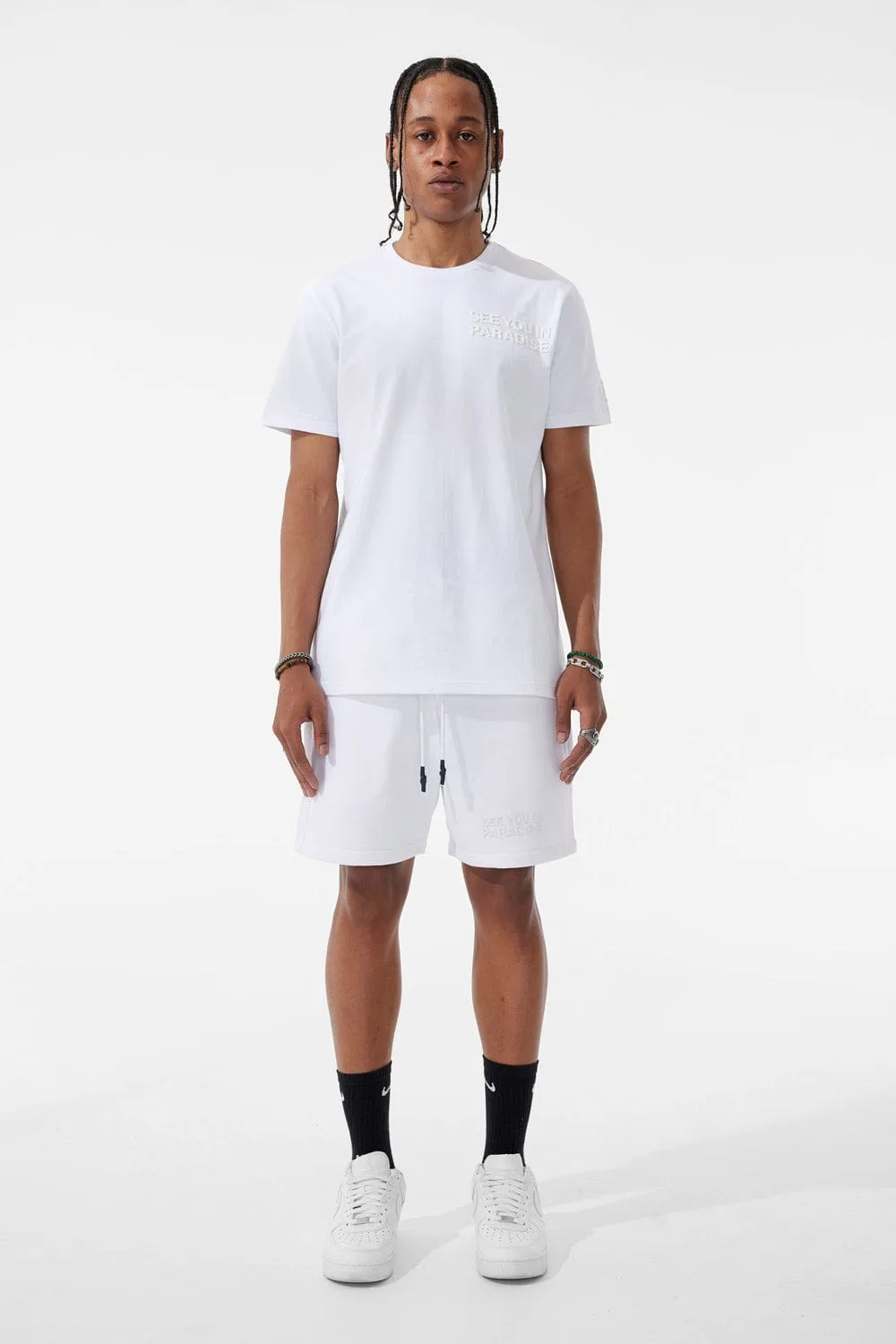 Retro - Paradise Tonal Shorts (White)