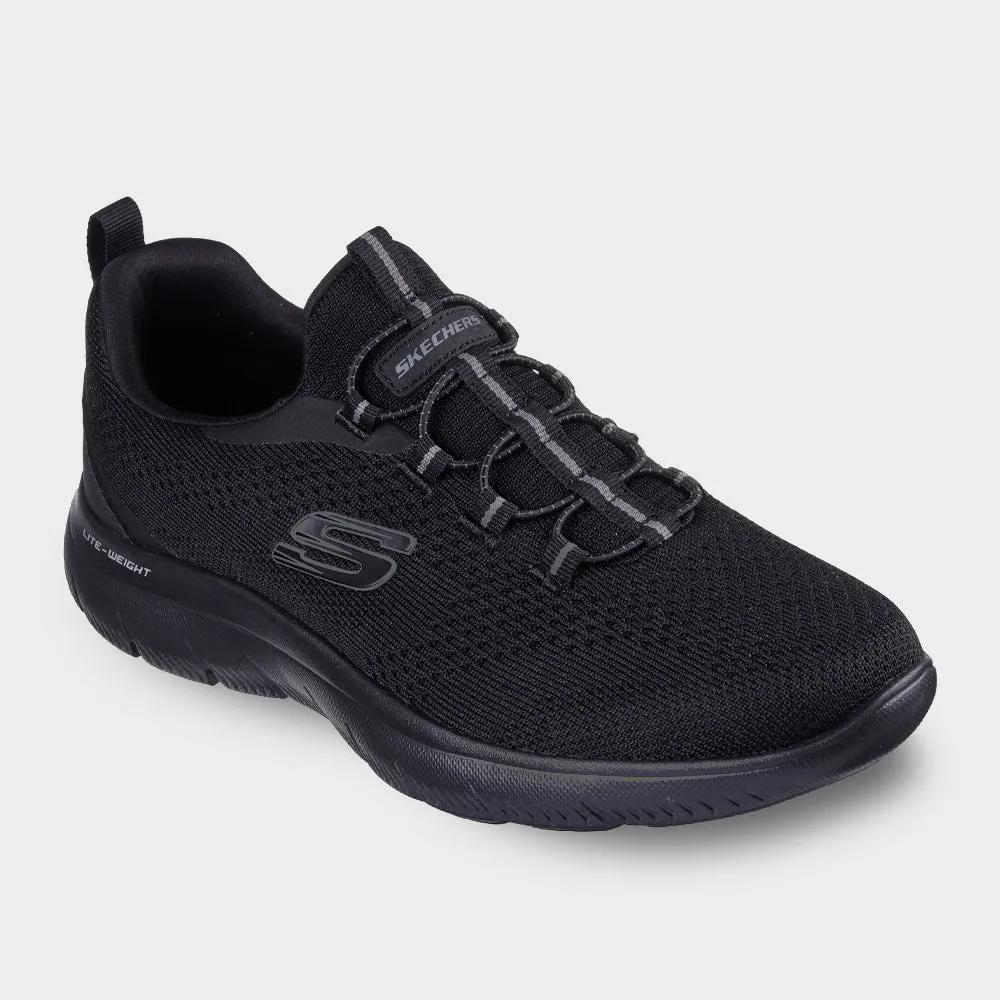 Skechers Mens Summits Sneaker Black/black _ 181569 _ Black