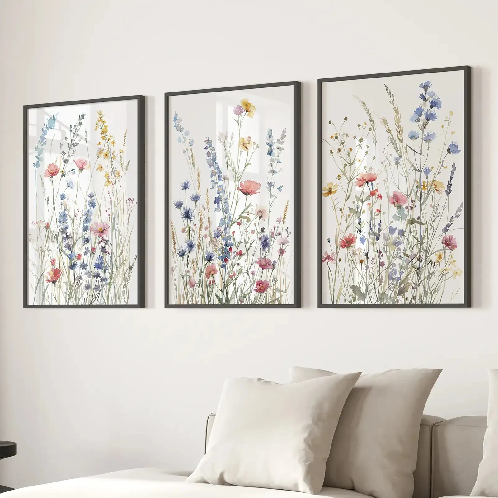 Wildflower Colorful Trendy Wall Art Poster Decor